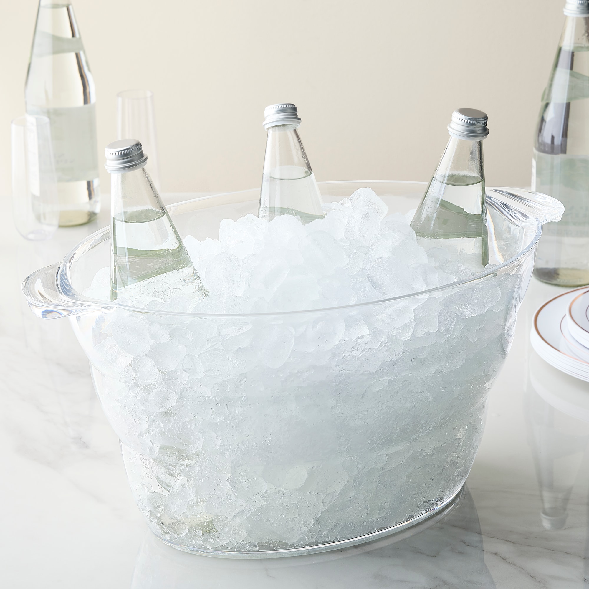 3.17gal. Clear Plastic Ice Pail by Celebrate It™